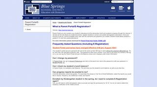 Parent Portal/E-Registration / Home - Blue Springs School District