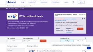 Compare the Best BT Broadband Deals & Packages 2018