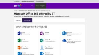 Microsoft Office 365 – Business Email from BT Business