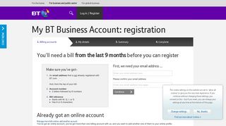 registration - BT.com Business