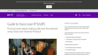 Voice over IP (VoIP) guide from BT Business