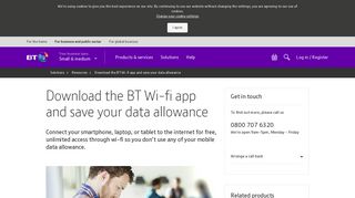 Download the BT Wi-fi app - BT Business