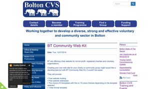BT Community Web Kit | Bolton CVS