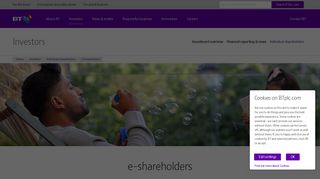 e-shareholders - BT Plc