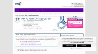 What is My Meeting Manager? - Online account ... - BT Conferencing