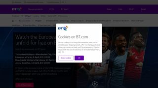 BT Sport | Watch Champions League and Ashes Live | BT - BT.com