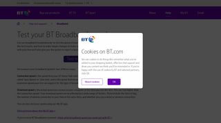 Test your BT Broadband speed | BT help
