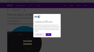 How to log in to the BT TV App - Web | BT help