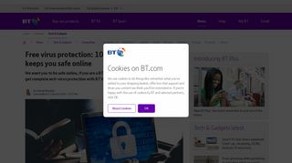 BT Virus Protect Free online protection for all BT Broadband ...