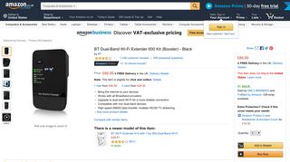 BT Dual-Band Wi-Fi Extender 600 Kit (Booster) - Black: Amazon.co.uk ...