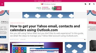 How to get your Yahoo email, contacts and calendars using Outlook.com