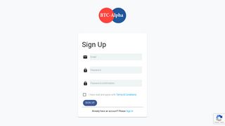 Sign Up | BTC-Alpha