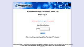 Bloomingdale Communications: eStatements