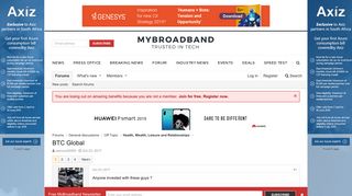BTC Global | MyBroadband