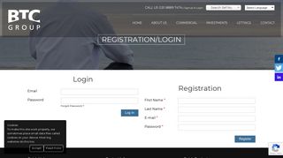 Registration / Login – BTC