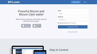 BTC.com - Wallet for Bitcoin and Bitcoin Cash