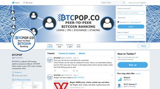 BTCPOP (@BTCPOPCO) | Twitter