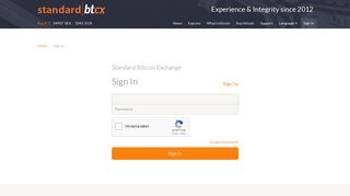 Your account - Sign in to buy and sell bitcoin - BTCX