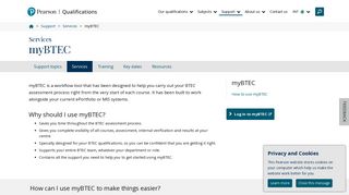 myBTEC | Pearson qualifications