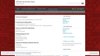 Technical Support | BTInet net-worthy news
