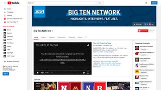 Big Ten Network - YouTube