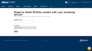 Ready to Watch BTN2Go content with your streaming device?