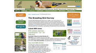 The Breeding Bird Survey | BTO - British Trust for Ornithology