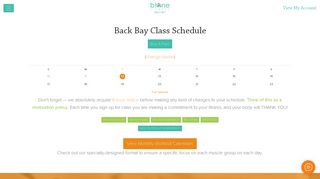 Back Bay, MA Class Schedule - btone FITNESS