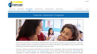 NCSOE: Programs: Teacher Induction Program