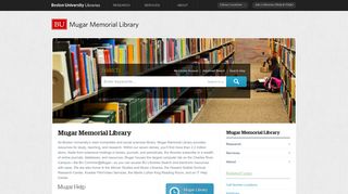 Mugar Memorial Library » BU Libraries | Boston University