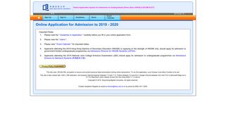 Online Application System for Admission to Undergraduate (Direct ...