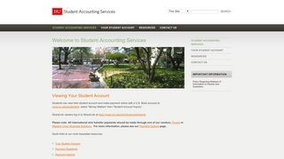 Student Accounting Services » Boston University