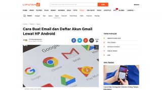 Cara Buat Email dan Daftar Akun Gmail Lewat HP Android - Tekno ...