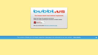 Bubbl.us | brainstorm and mind map online