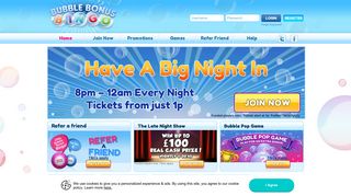 Bubble Bonus Bingo | Up to £30 free with our Bubble Pop Game ...