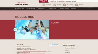 Bubble Run - Washington State Fair