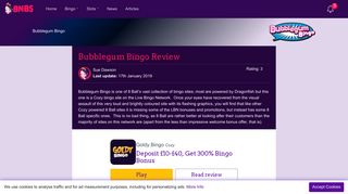 Bubblegum Bingo Review | 100% Bingo Bonus & 20 Slot Spins