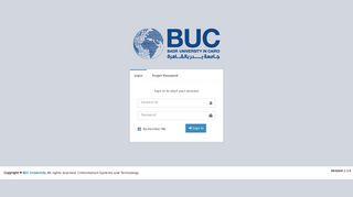 BUC Badr University in Cairo | Student_Portal