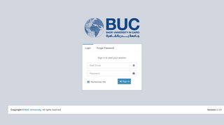 BUC Badr University in Cairo | Staff Portal System login