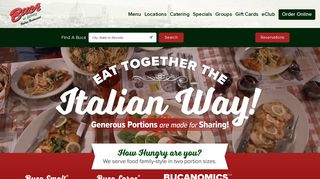 Buca di Beppo Italian Restaurant | Family Style Dining | Italian Food
