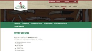 Become a Member - Buck Collectors Club