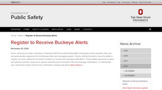 Register to Receive Buckeye Alerts | Department of Public Safety