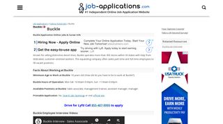Buckle Application, Jobs & Careers Online - Job-Applications.com