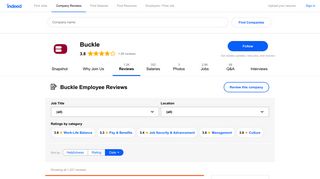 Working as a Sales Representative at Buckle: Employee Reviews ...