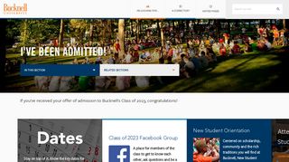 Admitted Students || Admissions | Bucknell University