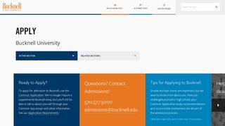 Apply to Bucknell | Bucknell University