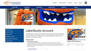 LakerBucks Account - Clayton State University