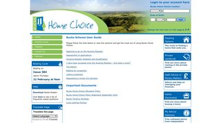 Bidding Cycle - Bucks Home Choice
