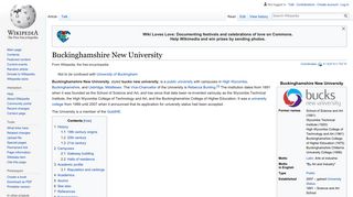 Buckinghamshire New University - Wikipedia