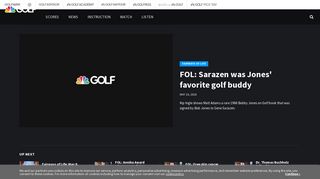 FOL: Sarazen was Jones' favorite golf buddy | Golf Channel